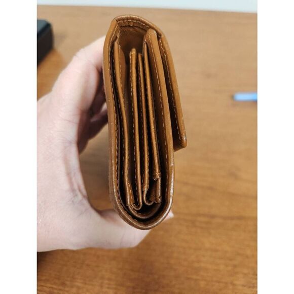 Mcm conganc leather compact wallet  Eight card slots and lots of compartments  E - Picture 13 of 13